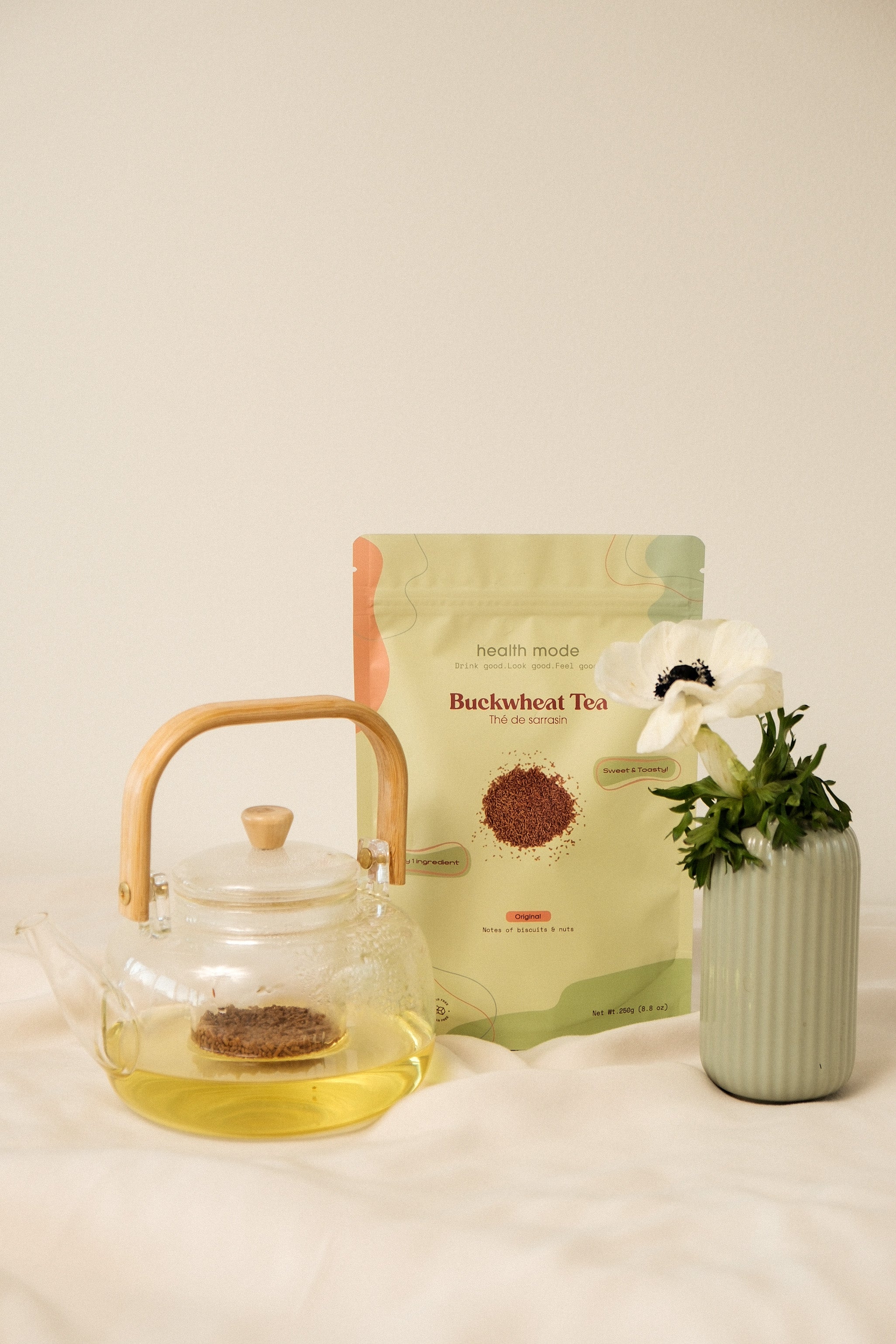 Roasted Tartary Buckwheat Tea - Caffeine-Free