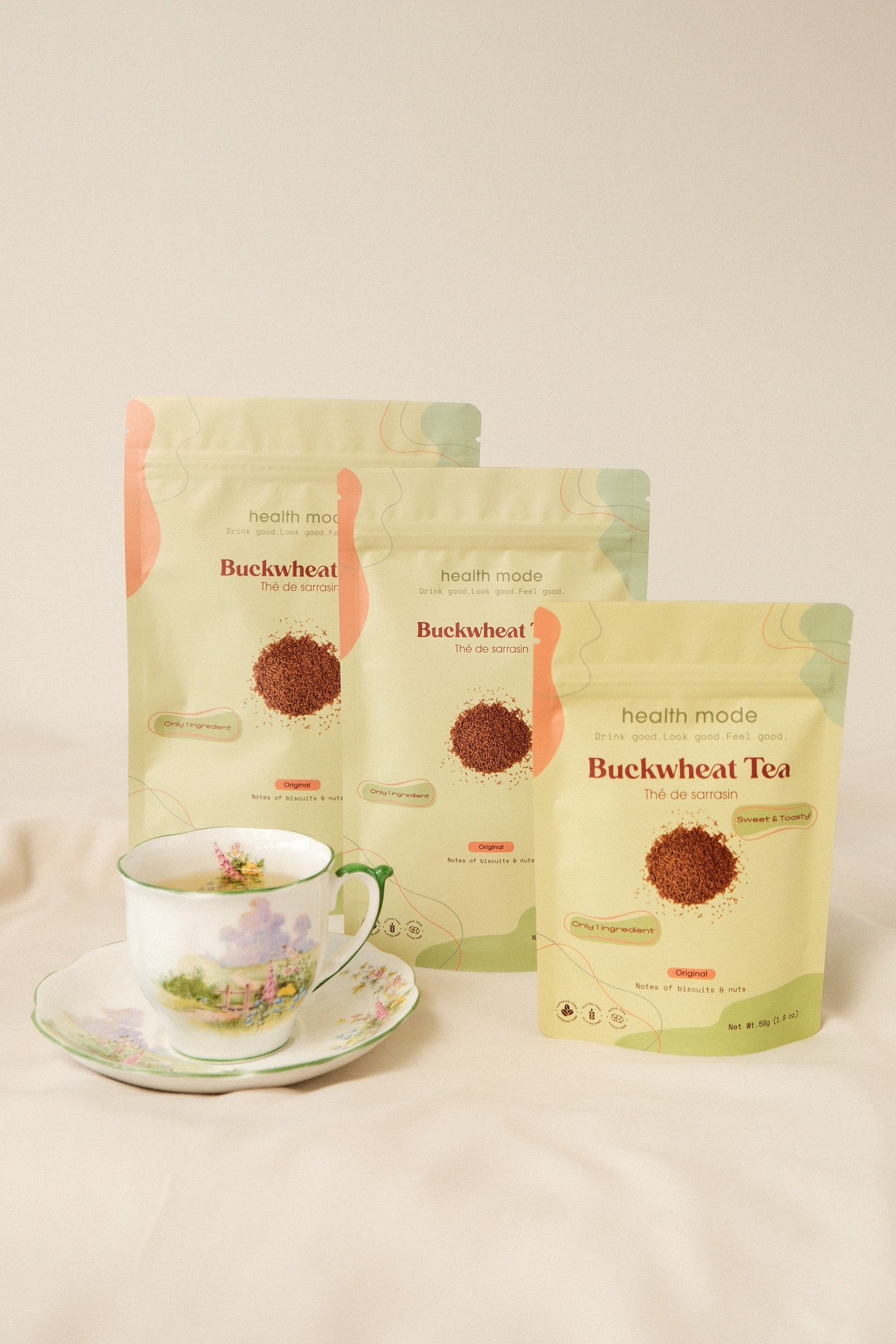 Roasted Tartary Buckwheat Tea - Caffeine-Free